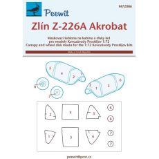 Zlín Z-226A Akrobat - pro modely Kovozávody Prostějov