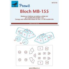 Bloch MB-155 - pro modely RS models