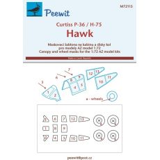 Curtiss P-36 / H-75 Hawk pro modely AZ model