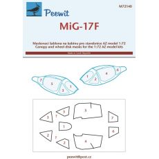 MiG-17 F - pro stavebnici AZ model