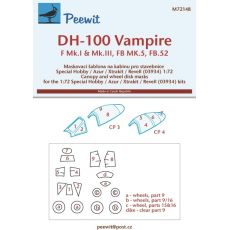 DH-100 Vampire - pro modely Special Hobby