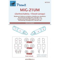 MiG-21UM (Zavřená kabina) (pro modely KP/R.V.Aircraft)