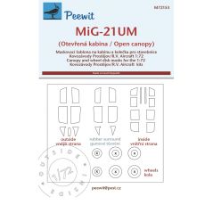 MiG-21UM (Otevřená kabina) (pro modely KP/R.V.Aircraft)
