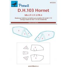 D.H.103 Hornet (pro stavebnice Kovozávody Prostějov)