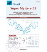 Super Mystere B2 - oboustranné (vnější a vnitřní plochy) - Azur Frrom a Special Hobby copy