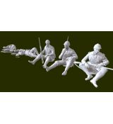 5 odpočívajících francouzských vojáků – WW 1