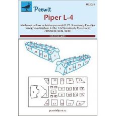 Piper L-4/K-68/C-8 - pro modely Kovozávody Prostějov 2015