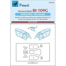 Messerschmitt Bf-109G - překryt Erla - pro modely AZ model